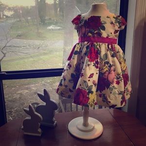 Baker by Ted Baker Rose Easter Dress 12-18 months